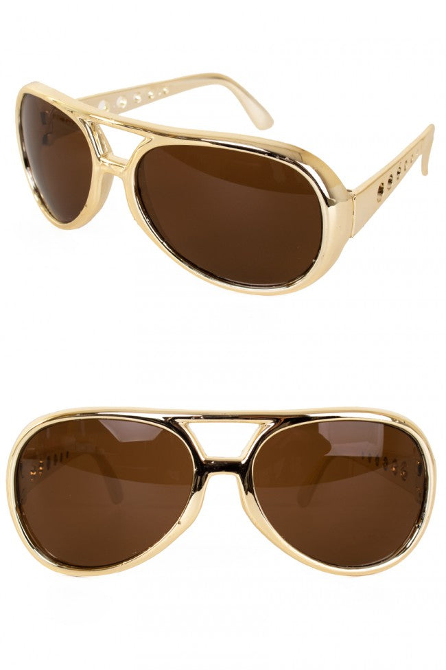 gouden elvis bril