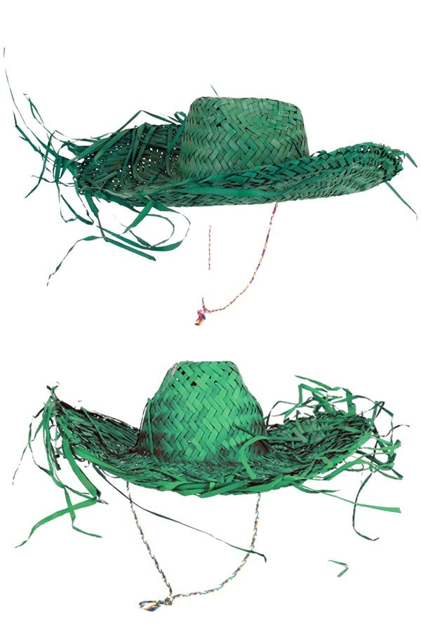 cowboyhoed groen rafels
