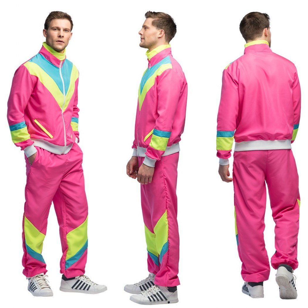 fout trainingspak heren pink