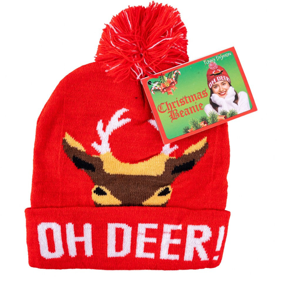 foute kerstmuts oh deer