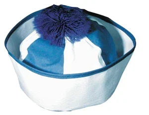 Matrozenhoedje blauw