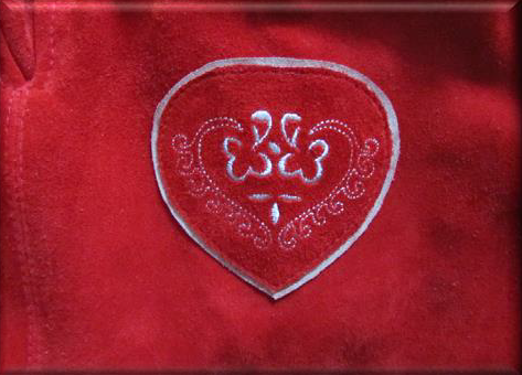 Achterzijde lederhose dames