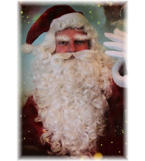 Kerstmanbaard lang