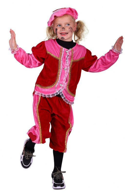 Testpiet kinder pietenpak met hartjes