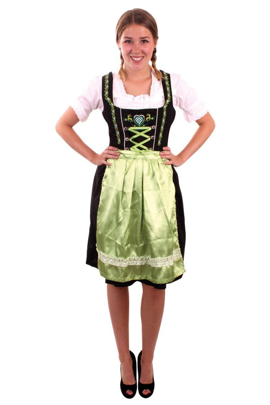 Dirndl Groen Zwart Luxe