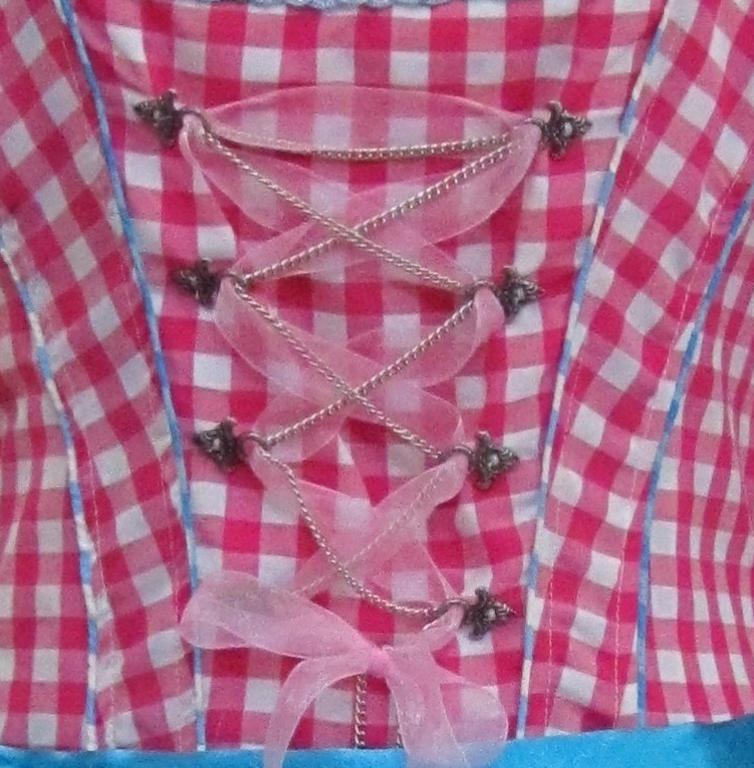 dirndle close up pink