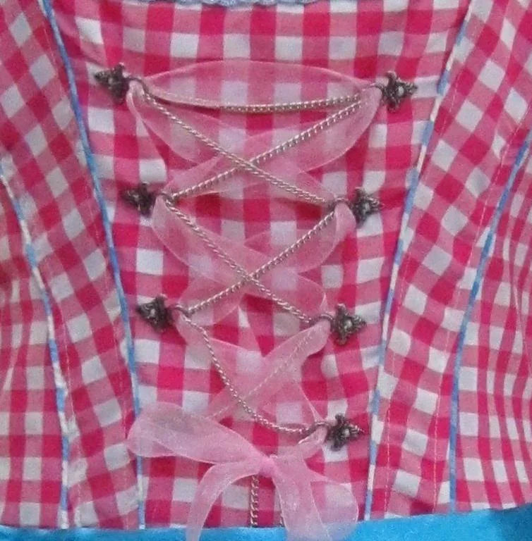 dirndle close up pink