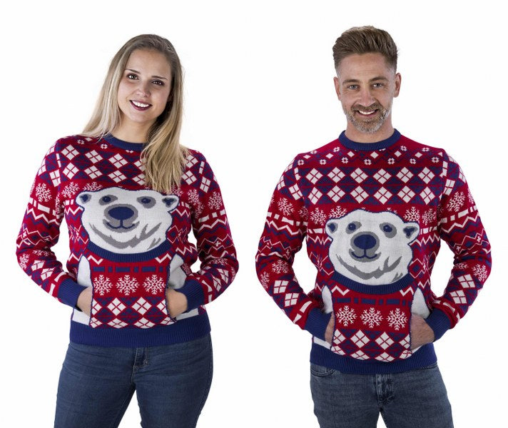 Polar bear foute kerst trui