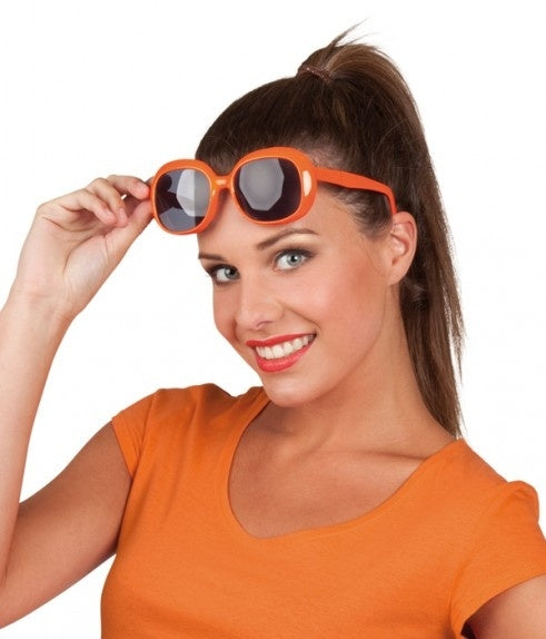 oranje dames bril
