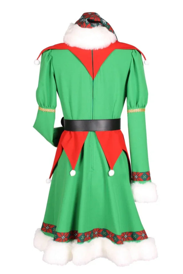 kerstel santas helper dames groen