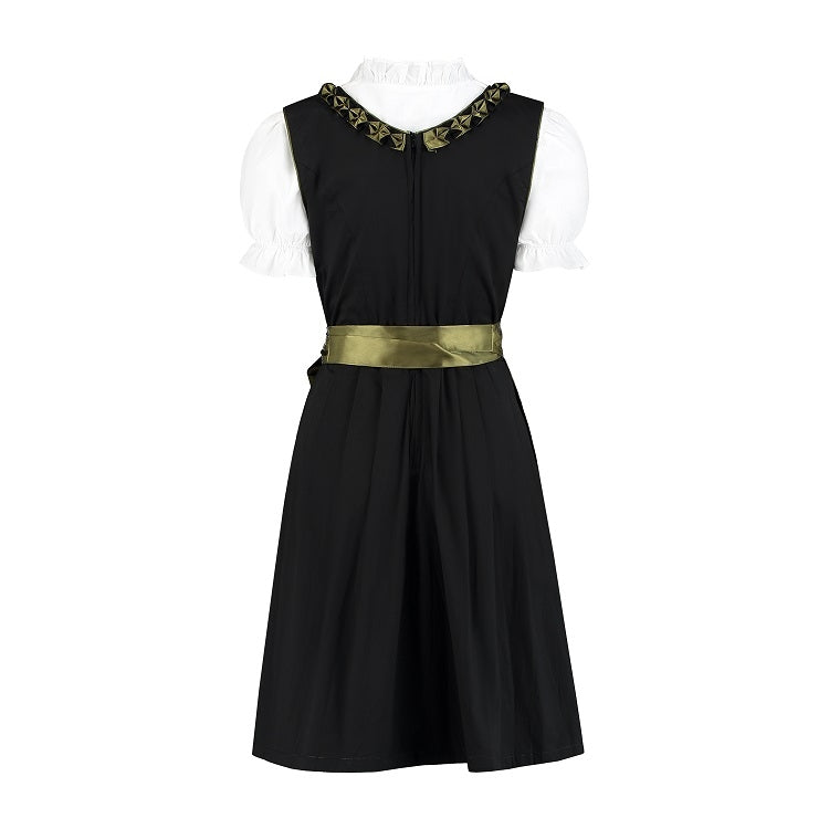 luxe dirndl met olijfgroen