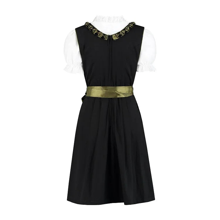 luxe dirndl met olijfgroen