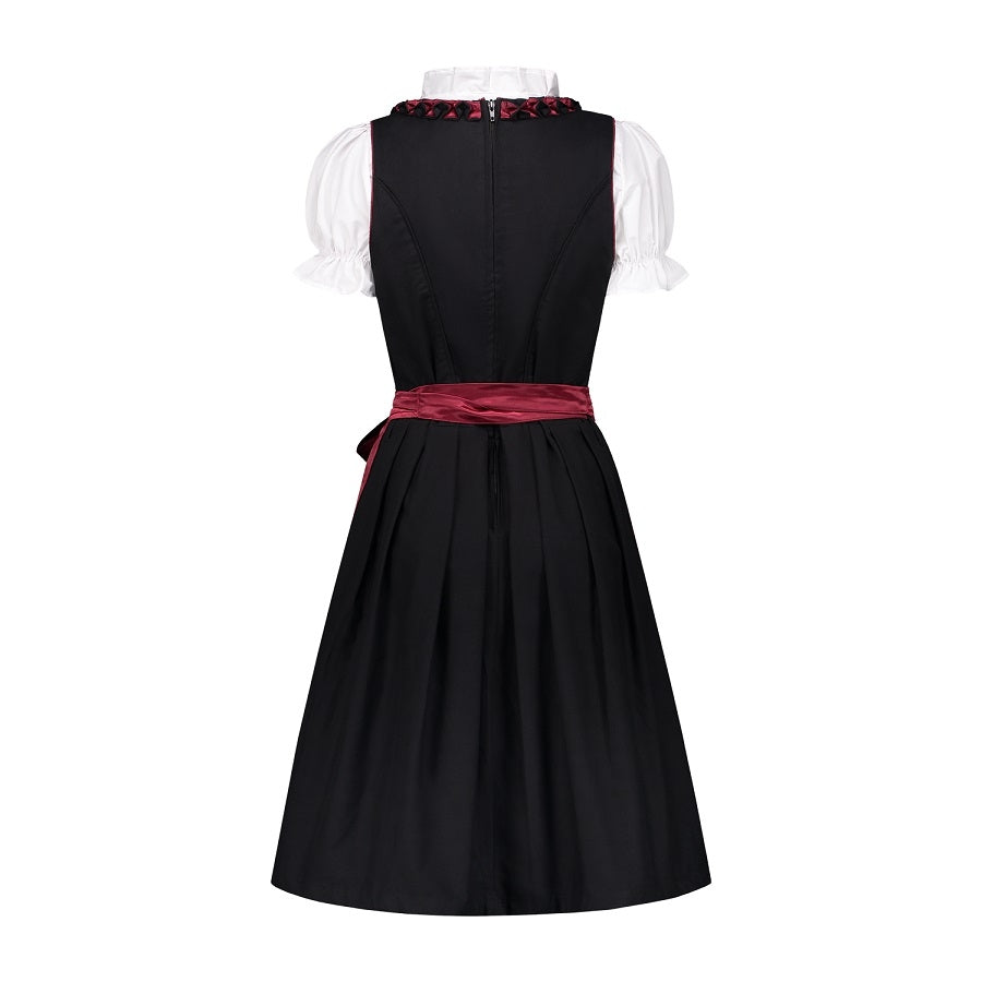 dirndl wijnrood luxe