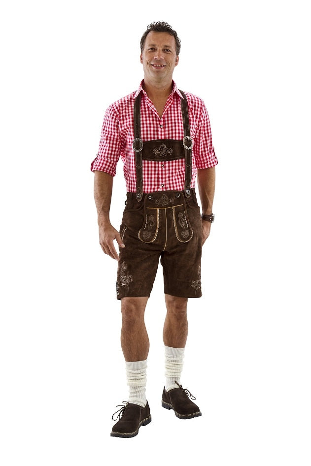 Tiroler broek anton echt leer