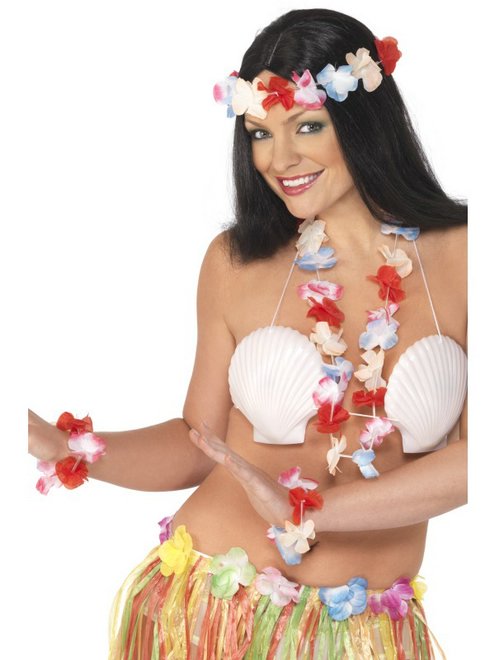 Hawaiiset bloemen kleurig