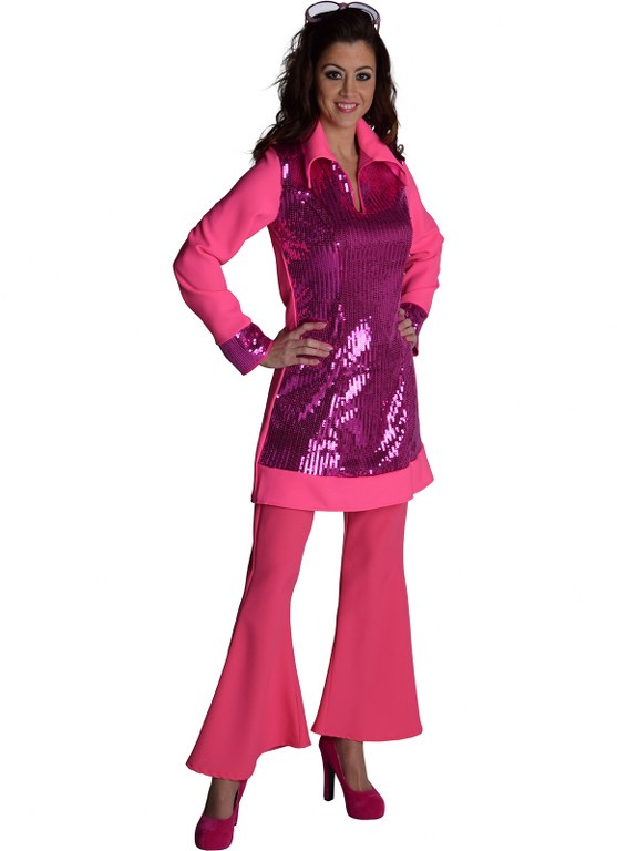 Hippie broek dames Pink