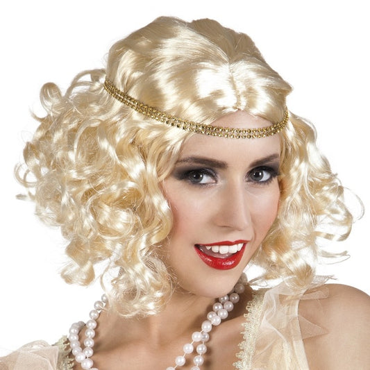 Blonde Flapper pruik