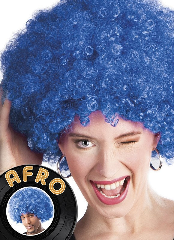 aqua blauwe afropruik