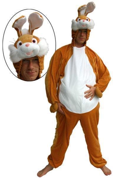 Pluche Konijn Pak met Buikje