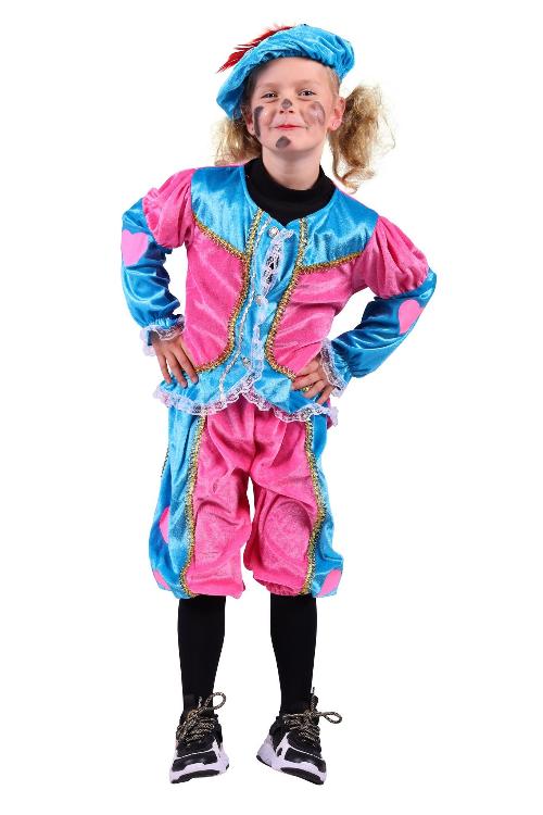 pietenpakje voor meisjes roze blauw