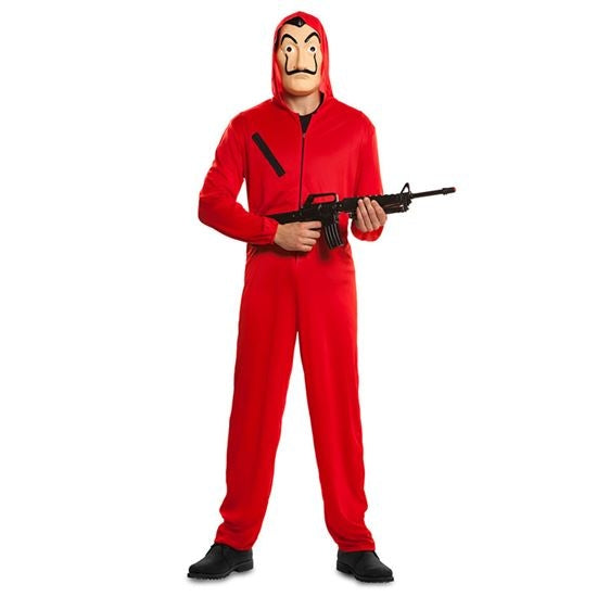 La casa de Papel overvaller met Masker Pak