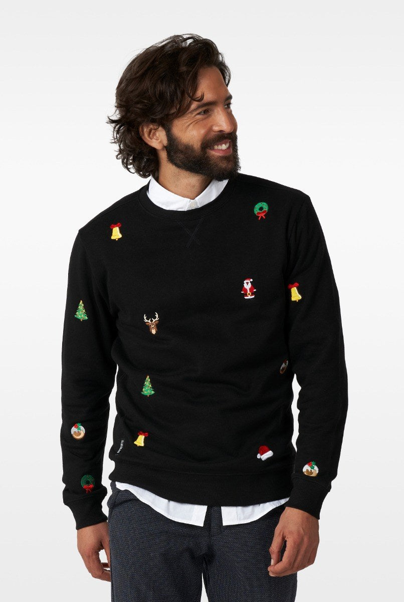 Christmas Icons Trui deluxe zwart