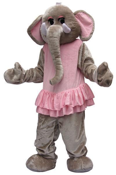 olifant mascotte pluche pak