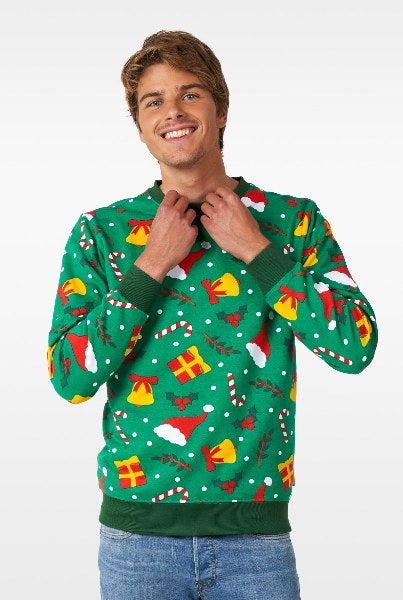 Groene Kersttrui