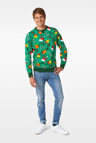 Opposuit kerst trui