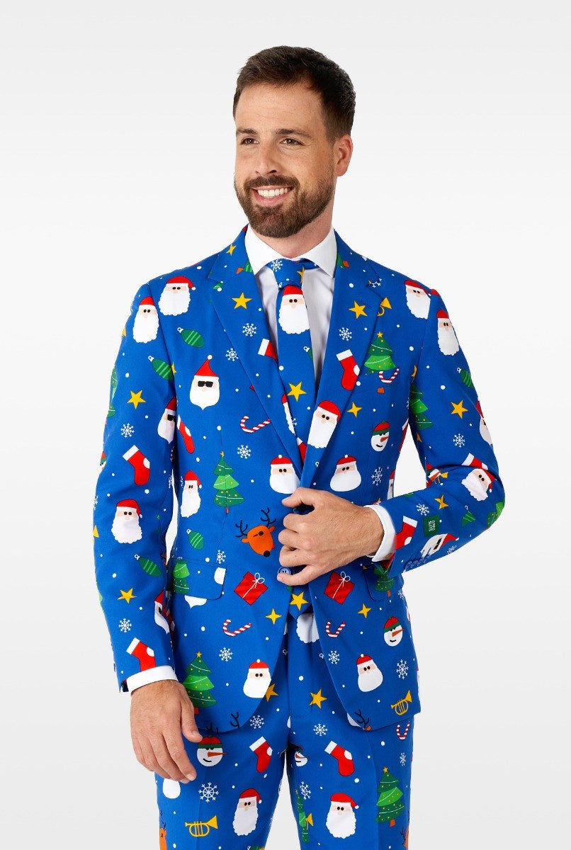 festivity blue kerst kostuum