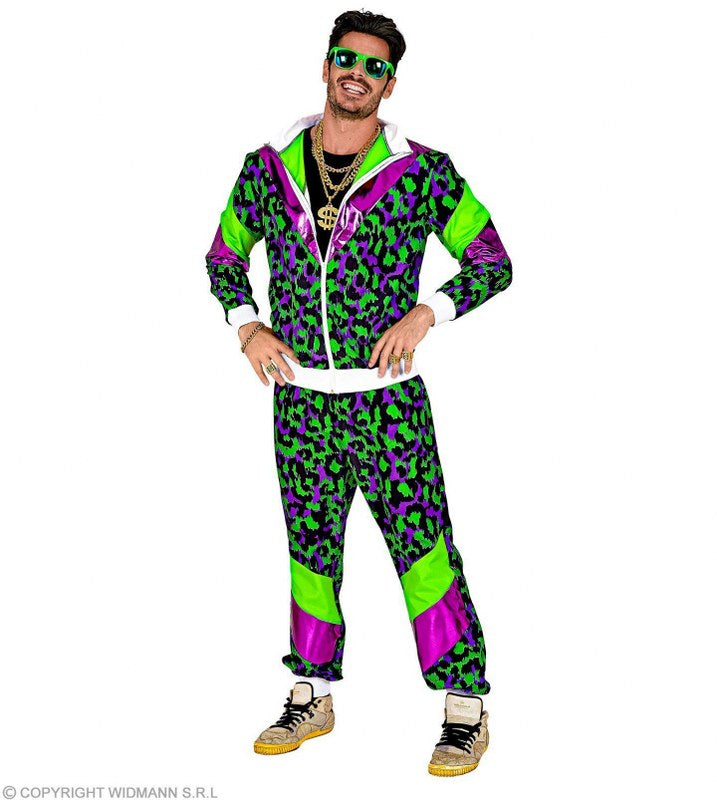 fluor jaren 80 trainingspak party animal