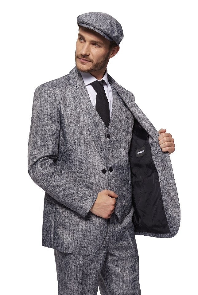 Peaky Blinder kostuum grijs