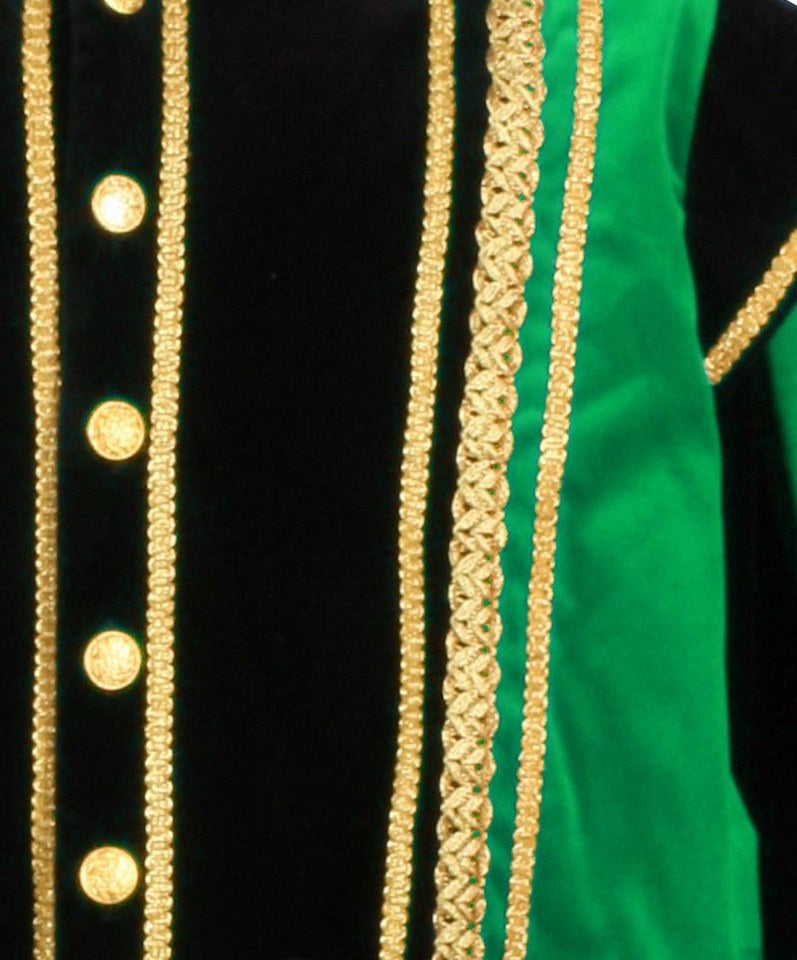 Pietenpak toledo met cape groen