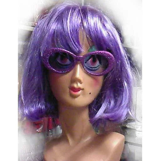 60's pruik paars