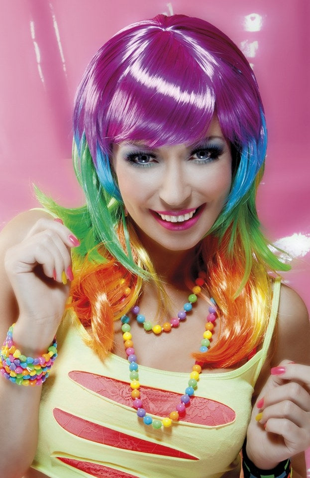 Pruik Kandy Gekleurd lang