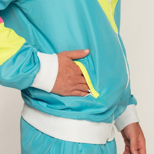 retro trainingspak blauw