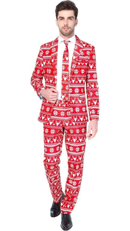 Suitmeister Red Nordic Kostuum