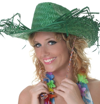 strohoed groen