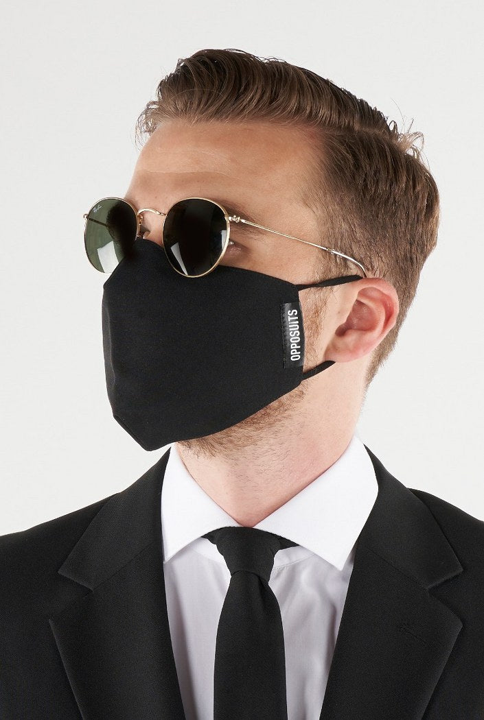 Mondmasker Zwart Black Night