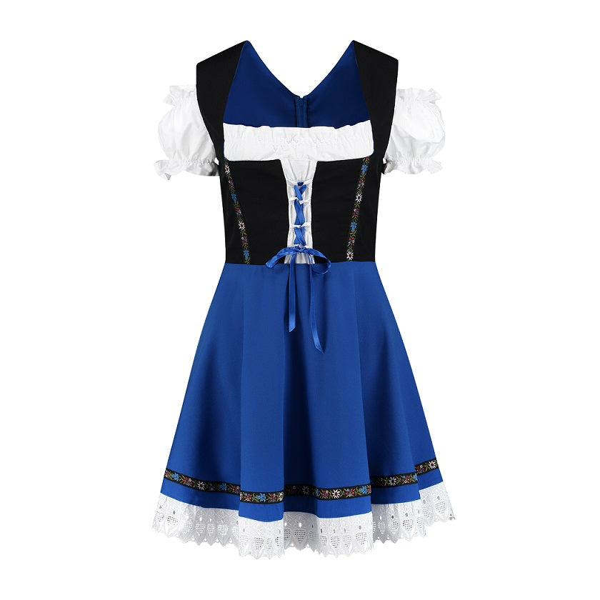blauwe sexy dirndl