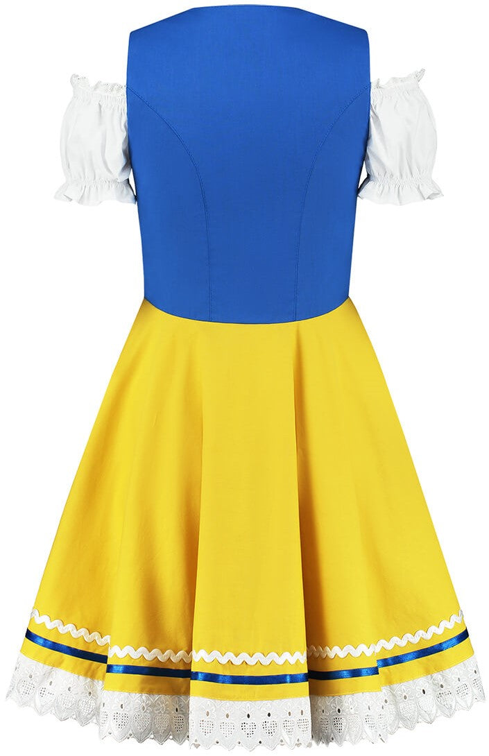 Luxe Tiroler jurk 100% katoen