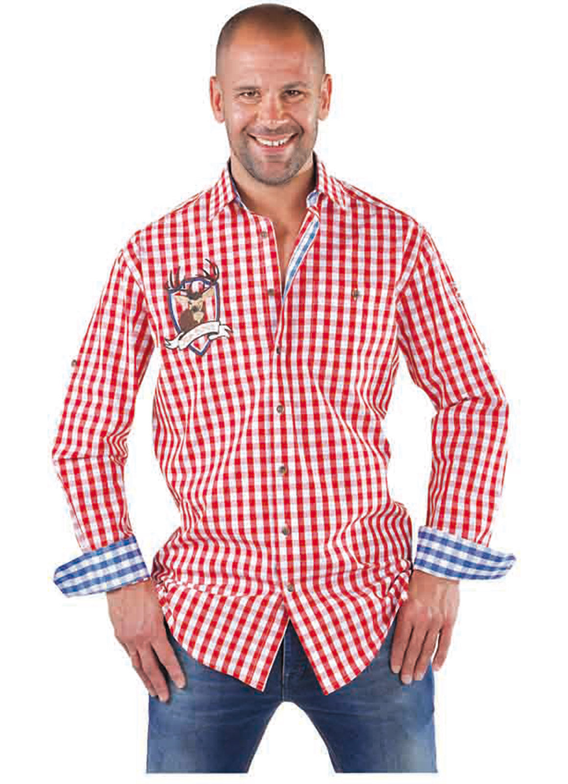 Tiroler Blouse Wit Luxe