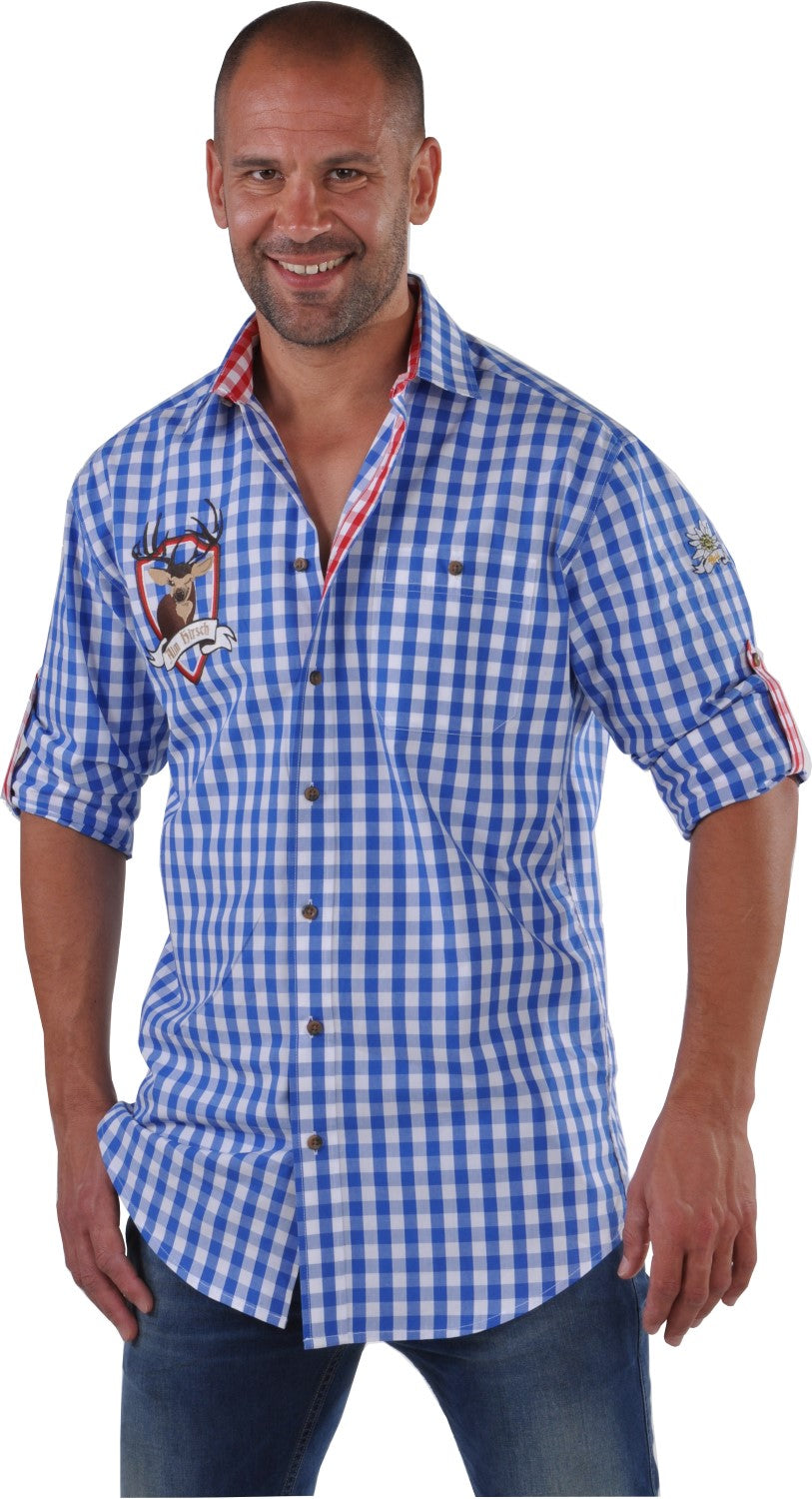 Tiroler Blouse Wit Luxe