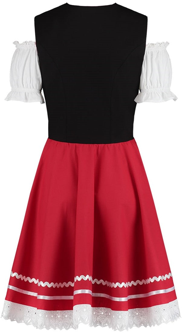 luxe dirndl achterkkant