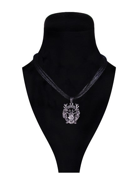 Trachten sieraad Hert Zwart-Zilver