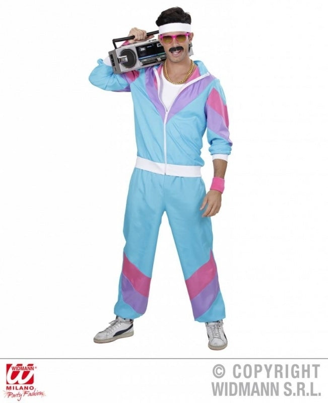 Trainingspak Blauw Jaren 80