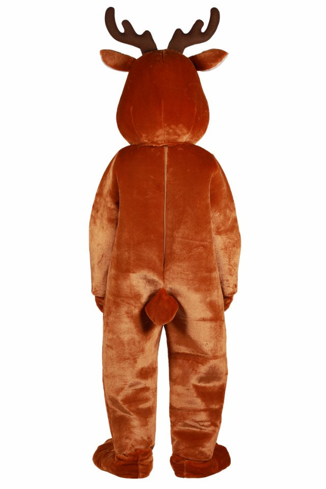 rendier Kerst pak luxe mascotte