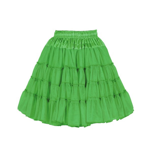 Petticoat groen deluxe 2 laags