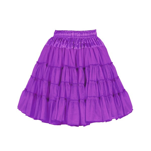 Petticoat paars de luxe 2 laags