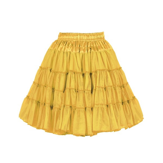 Petticoat luxe Geel 2 laags